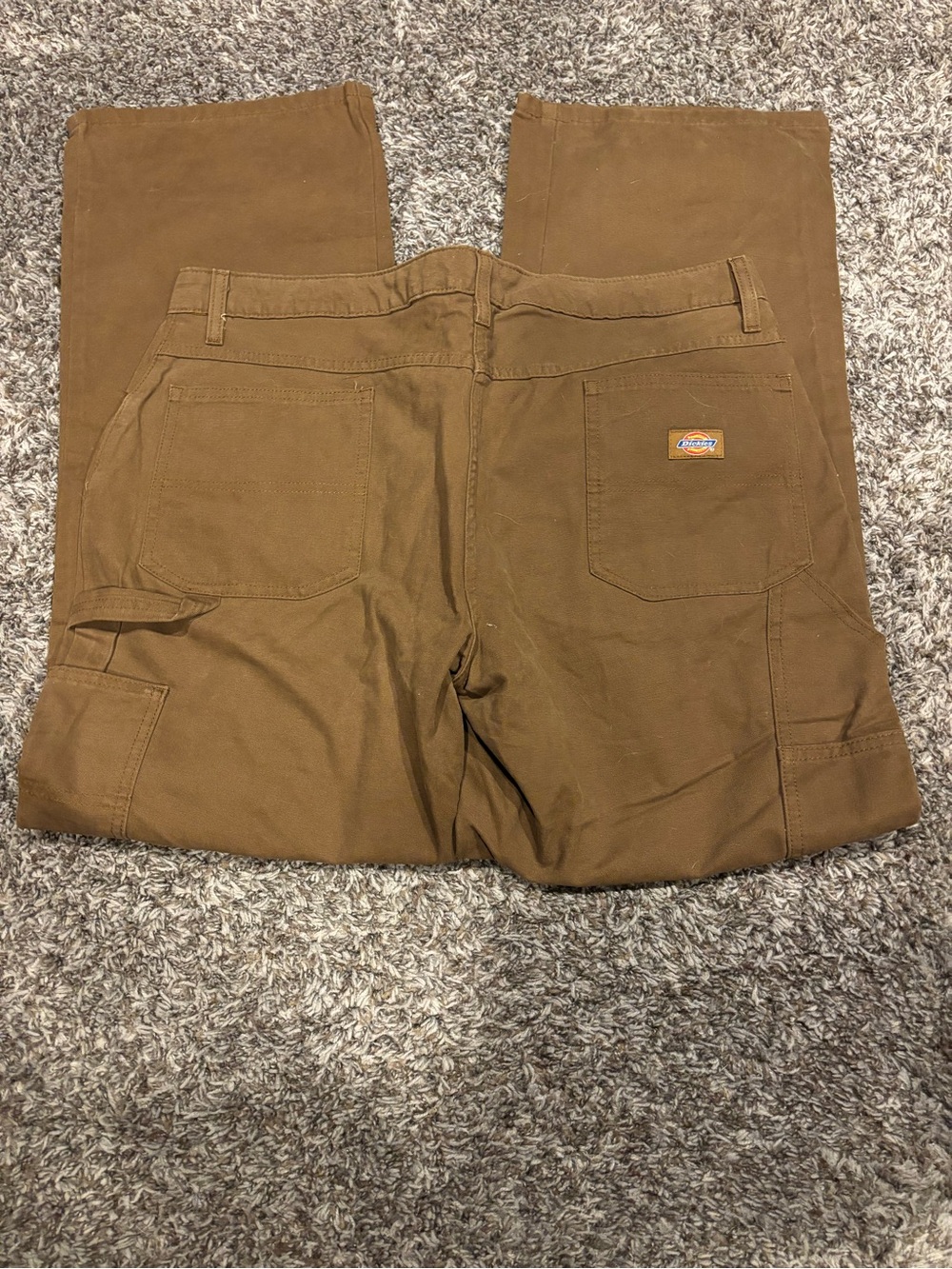 Women’s Dickies Tan Cargo Work Pants - Utility Pockets